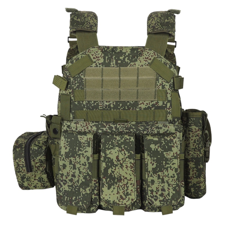 Cycling Gear Vest - 6094 Camouflage Tactical Vest Multi-Functional Plate