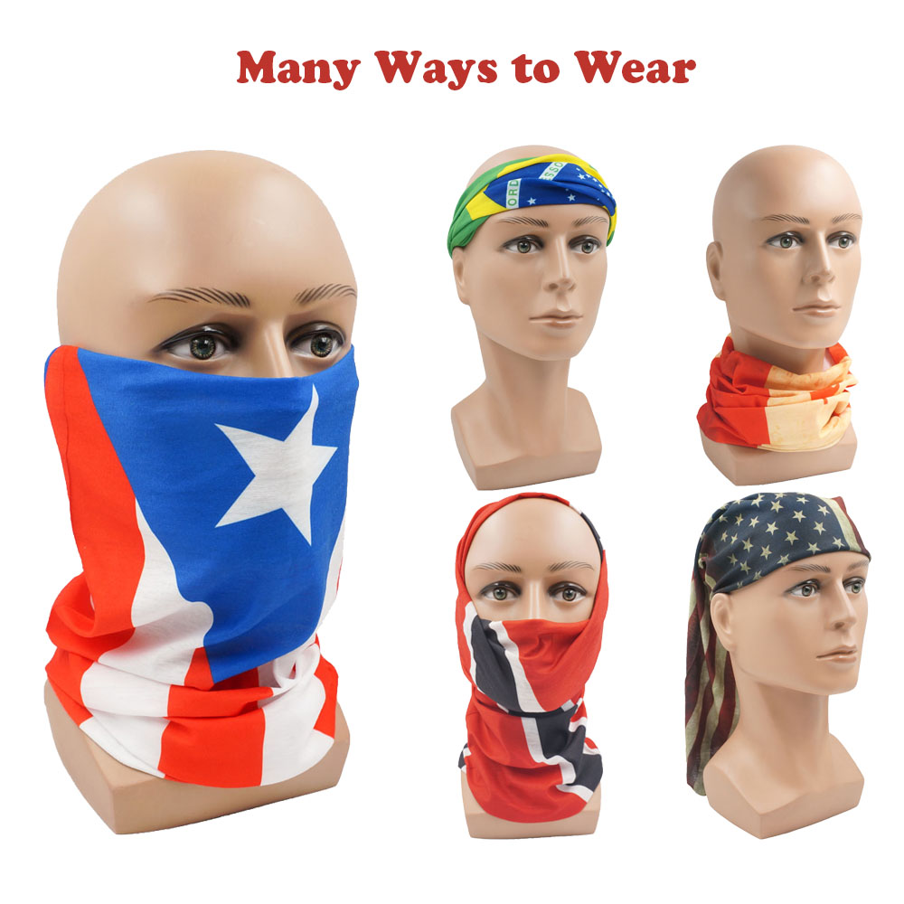 Cycling Gear Pakistan - Pakistan Flag Bandana Neck Cover Gaiter