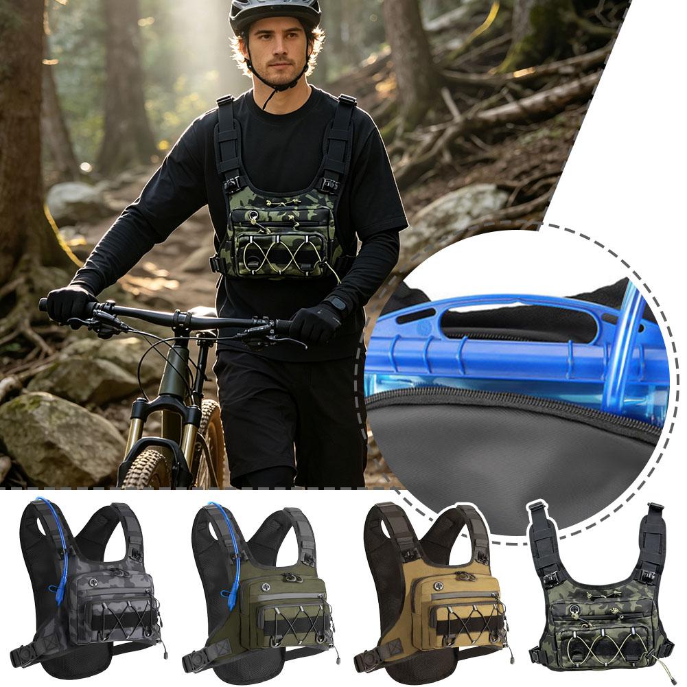 Running Chest Pack Hydration V - Cycling Gear Vest ulasan dan harga