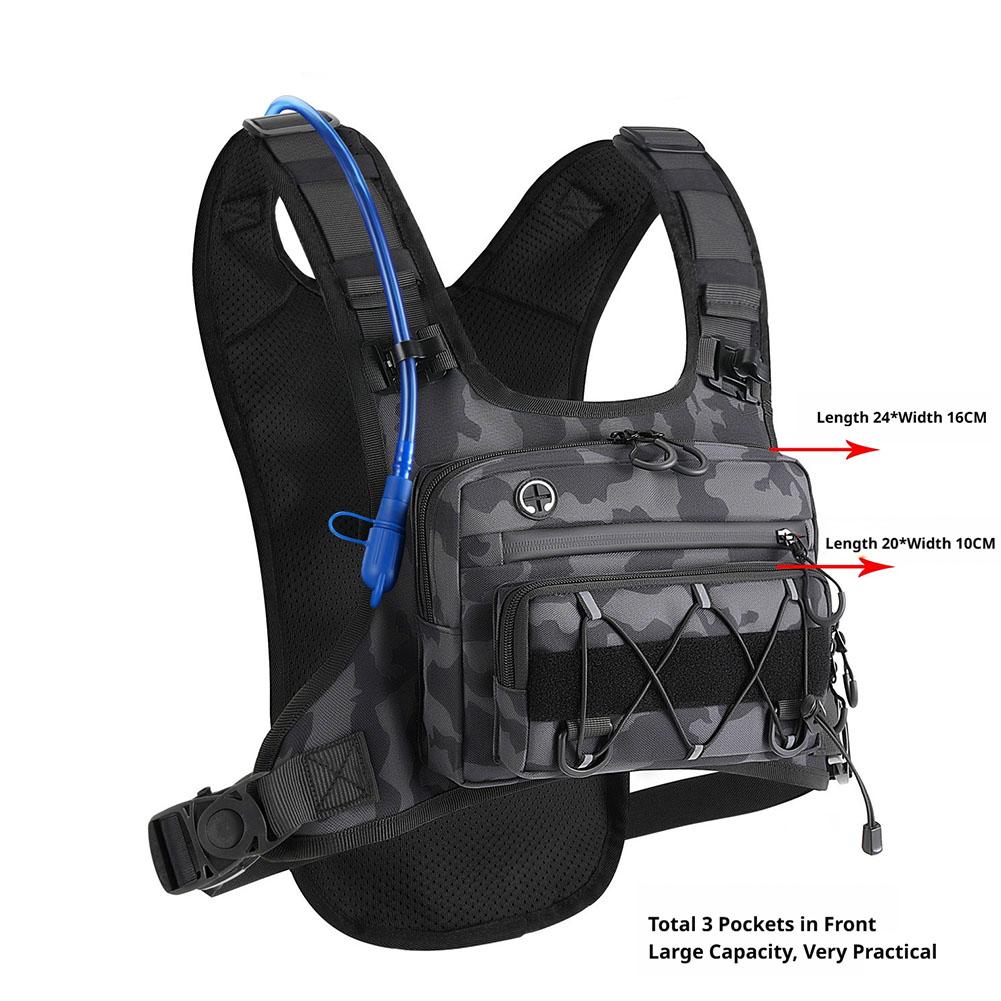 Running Chest Pack Hydration V - Cycling Gear Vest ulasan dan harga