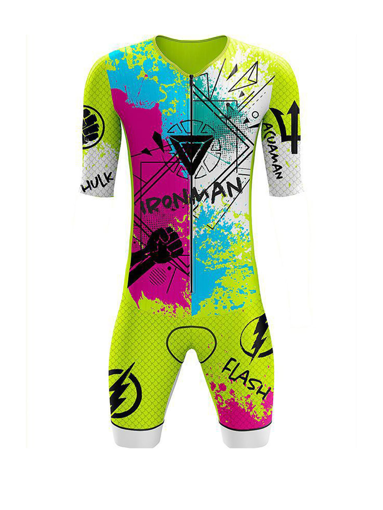 Team Triathlon Suit Men Cyclin - Triathlon Cycling Kit ulasan dan harga
