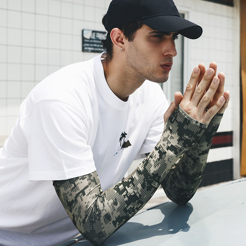 Uv Solar Arm Sleeve Men Summer - Cycling Glove ulasan dan harga