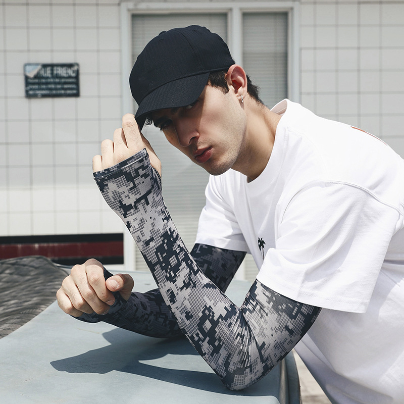 Uv Solar Arm Sleeve Men Summer - Cycling Glove ulasan dan harga