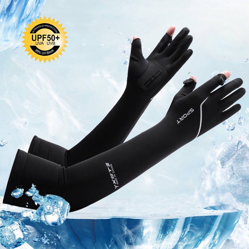 Sun Protection Long Arm Sleeve - Cycling Glove ulasan dan harga