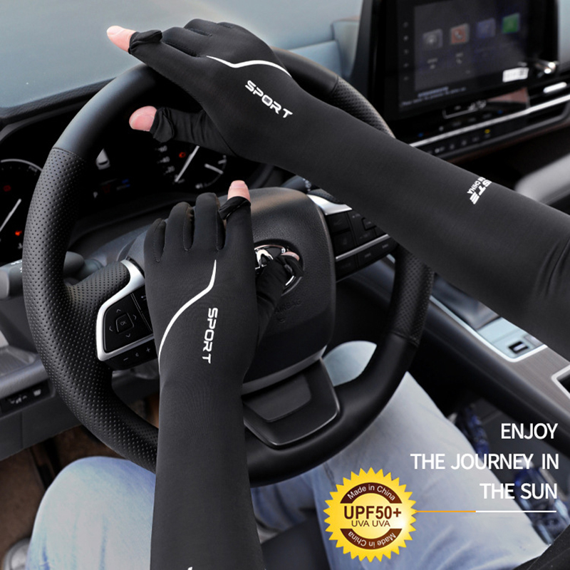 Sun Protection Long Arm Sleeve - Cycling Glove ulasan dan harga