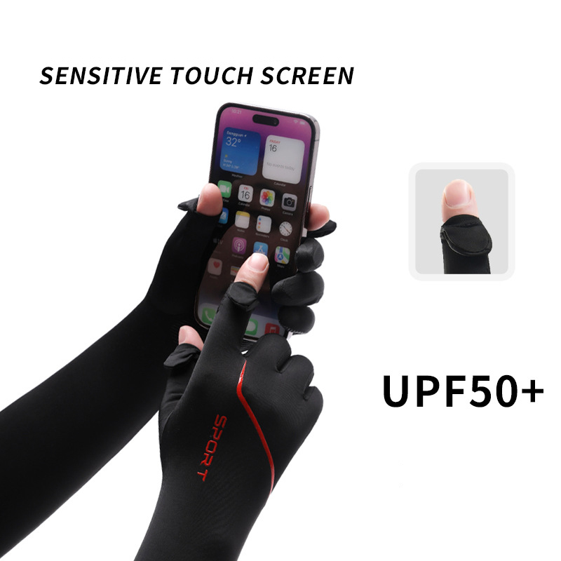 Sun Protection Long Arm Sleeve - Cycling Glove ulasan dan harga