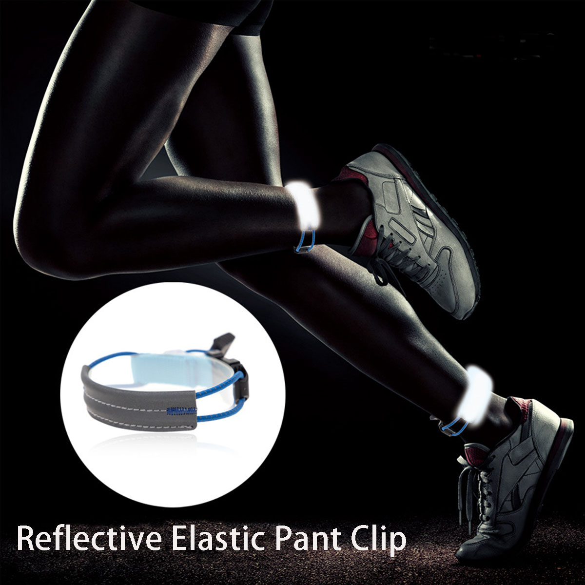 Elastic Reflective Cycling Leg - Gear In Cycling ulasan dan harga