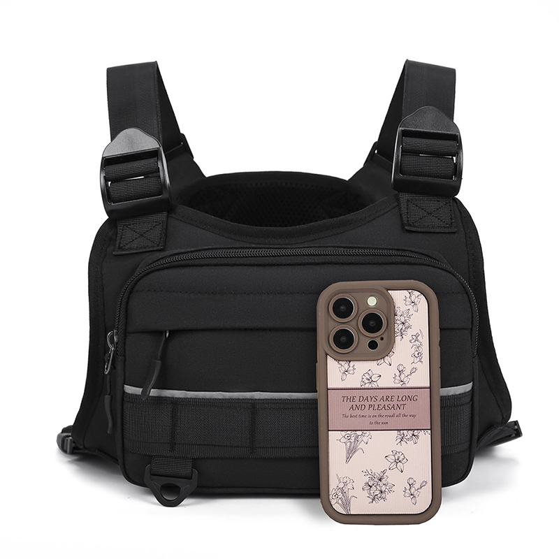 Tactical Outdoor Chest Bag Uni - Cycling Gear Vest ulasan dan harga
