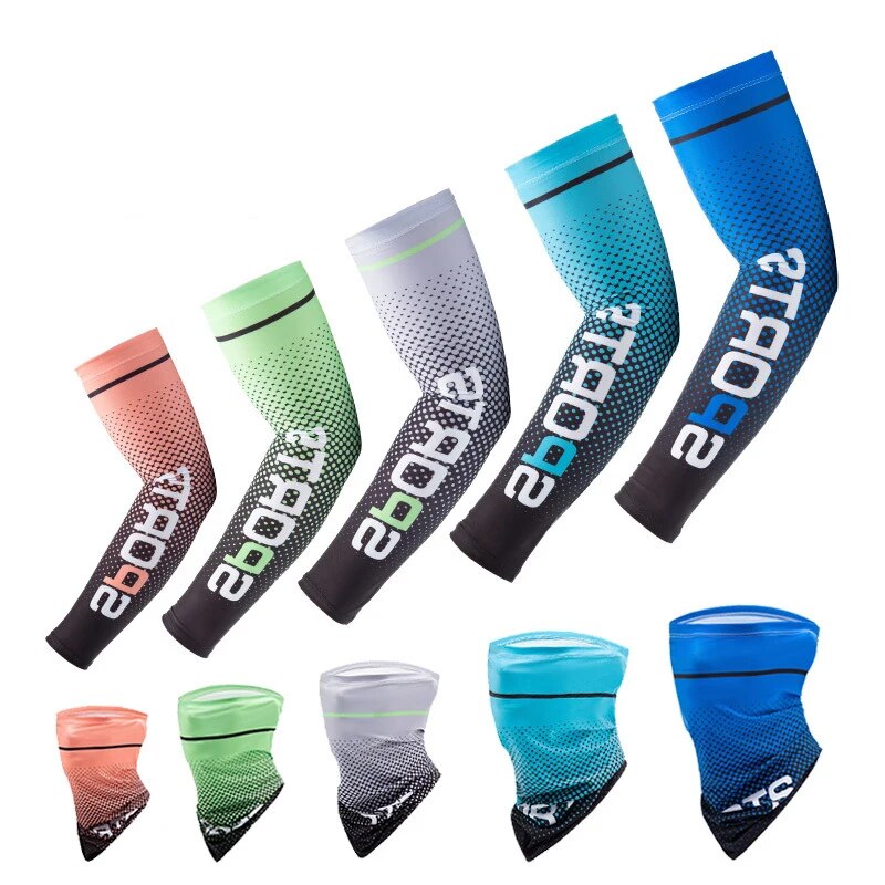2Pcs Set Sun UV Protection Lon - Cycling Glove ulasan dan harga