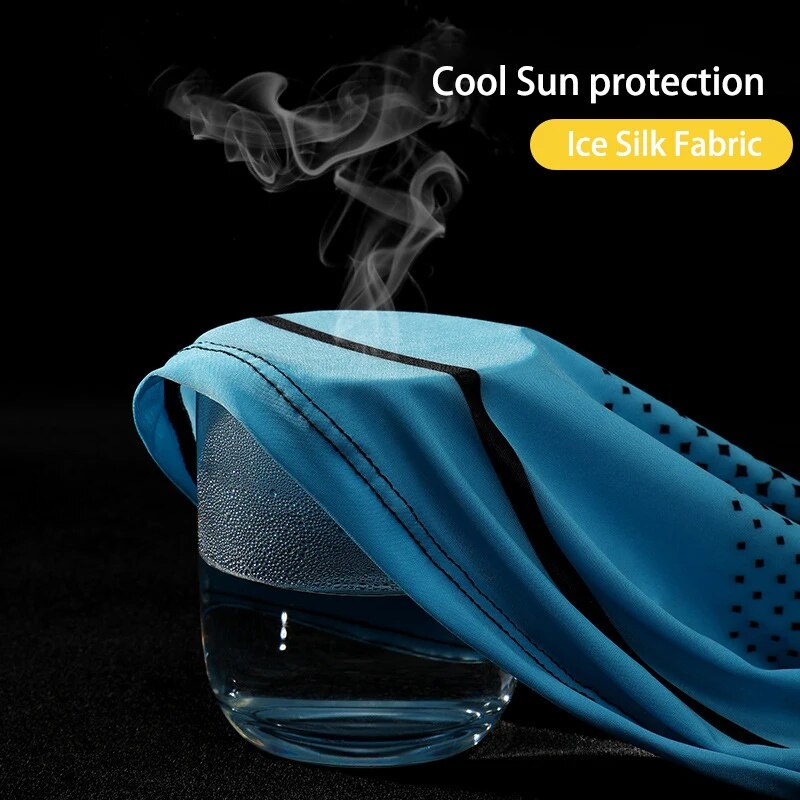 2Pcs Set Sun UV Protection Lon - Cycling Glove ulasan dan harga