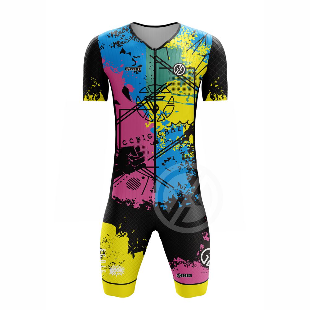 GCBIG Triathlon Suit Men Bodys - Triathlon Cycling Kit ulasan dan harga