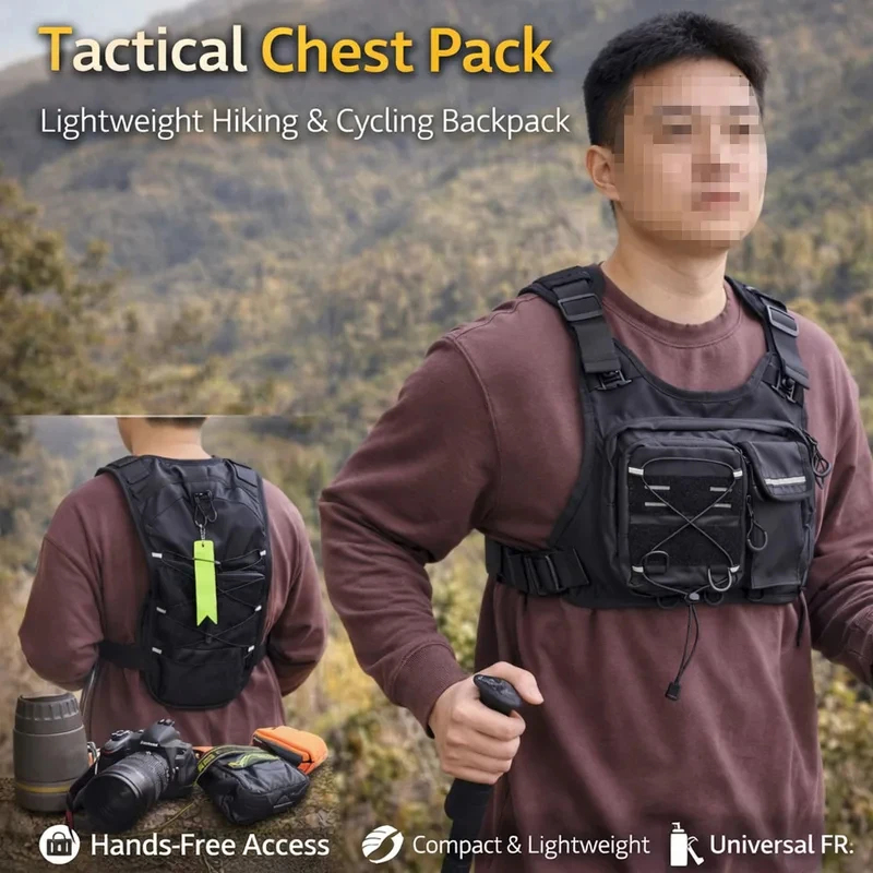 ​High-Quality Tactical Vest Ch - Cycling Gear Vest ulasan dan harga