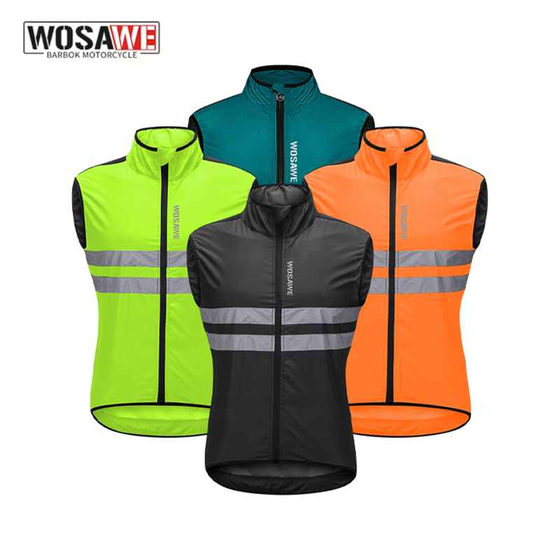 WOSAWE Men Cycling Windbreaker - Cycling Gear Vest ulasan dan harga
