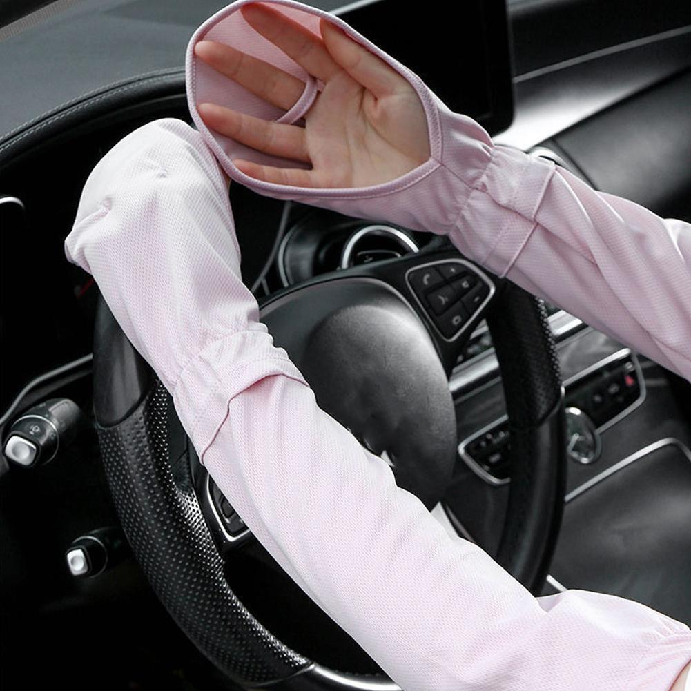 Solid Color Large Ice Silk Glo - Cycling Glove ulasan dan harga