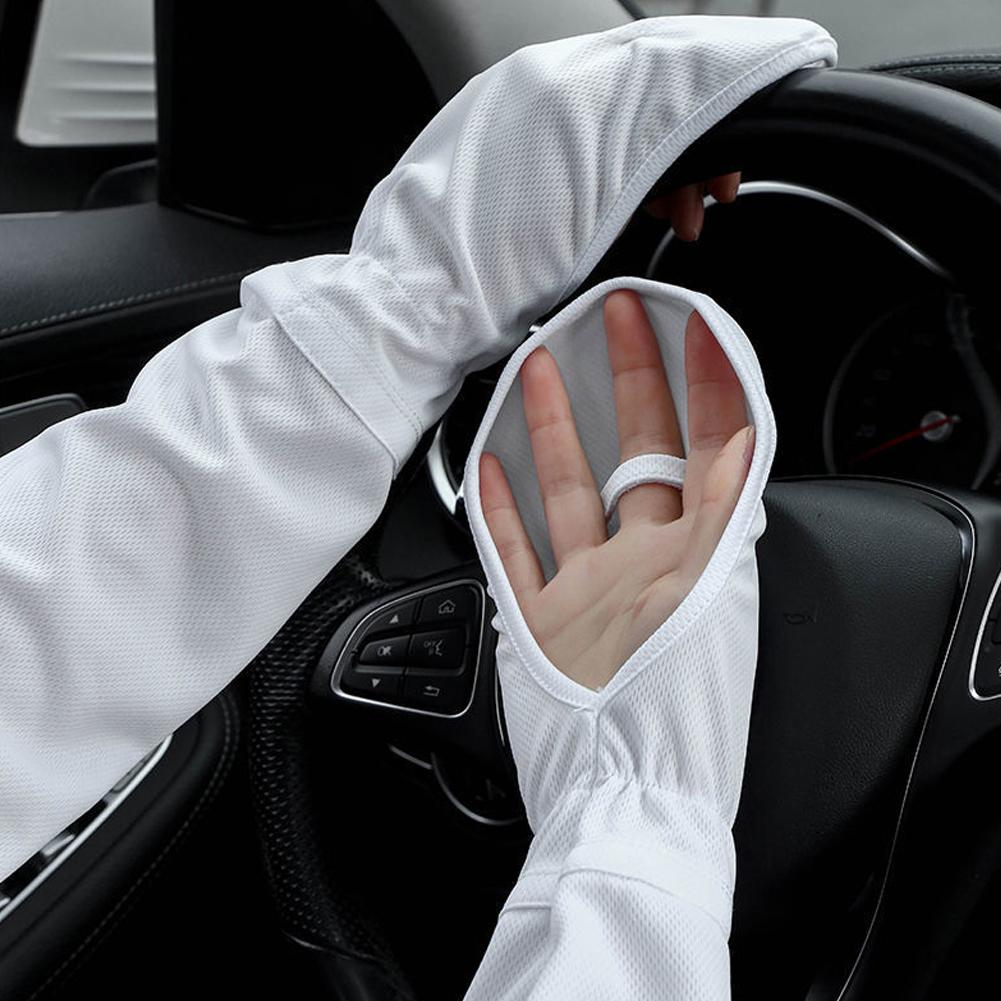 Solid Color Large Ice Silk Glo - Cycling Glove ulasan dan harga