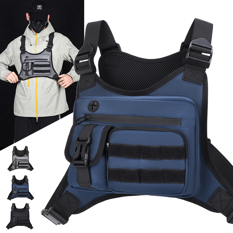 Tactical Chest Rig Bag Men Wat - Cycling Gear Vest ulasan dan harga