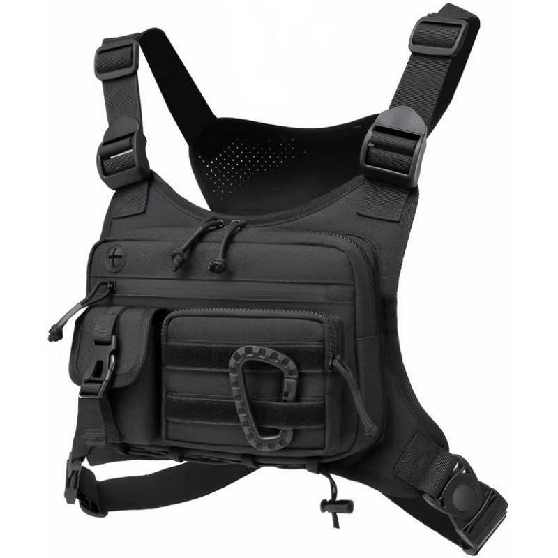 Tactical Chest Bag Men's Vest  - Cycling Gear Vest ulasan dan harga