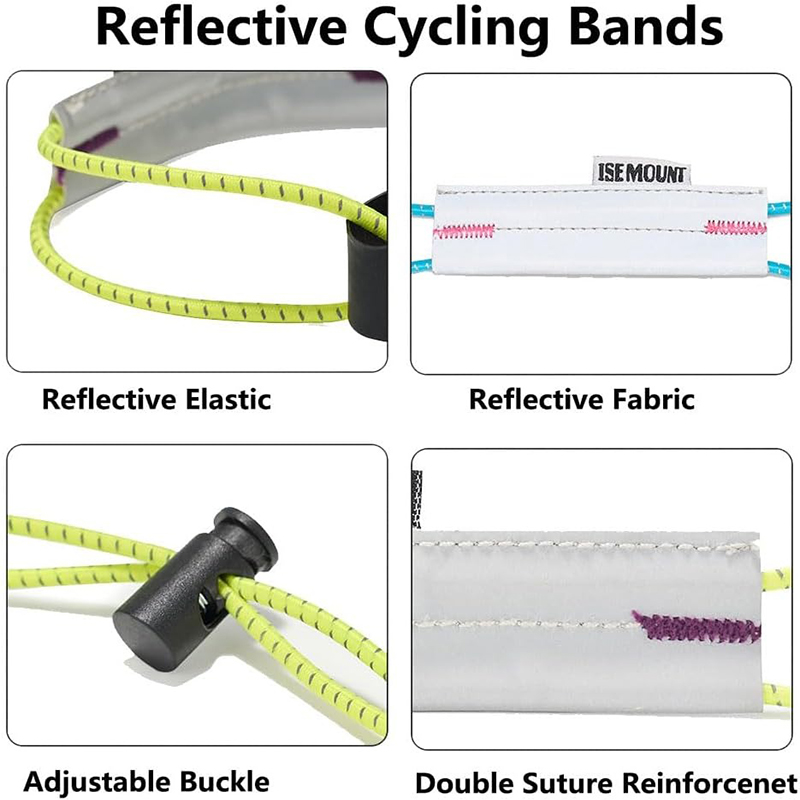 Reflective Cycling Pants Strap - Gear In Cycling ulasan dan harga