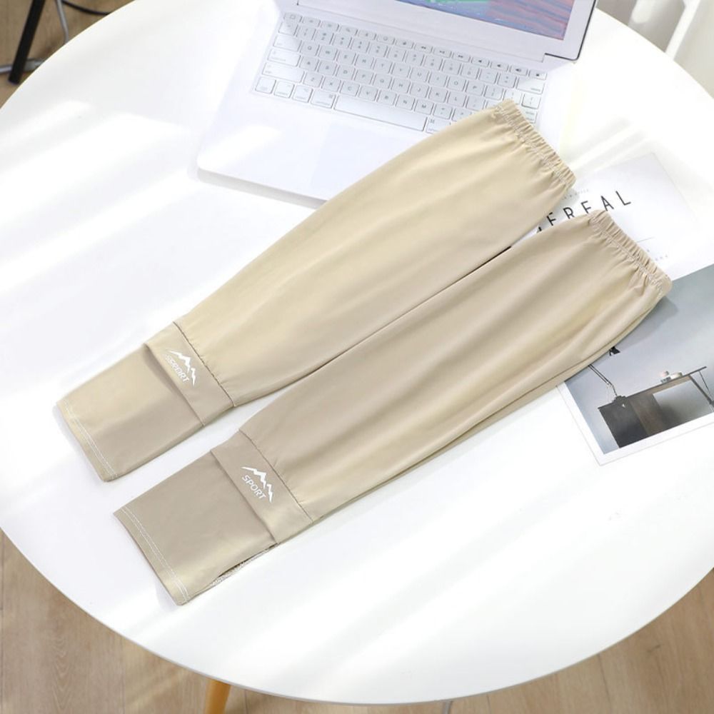 Loose Ice Silk Sleeves UV Insu - Cycling Glove ulasan dan harga