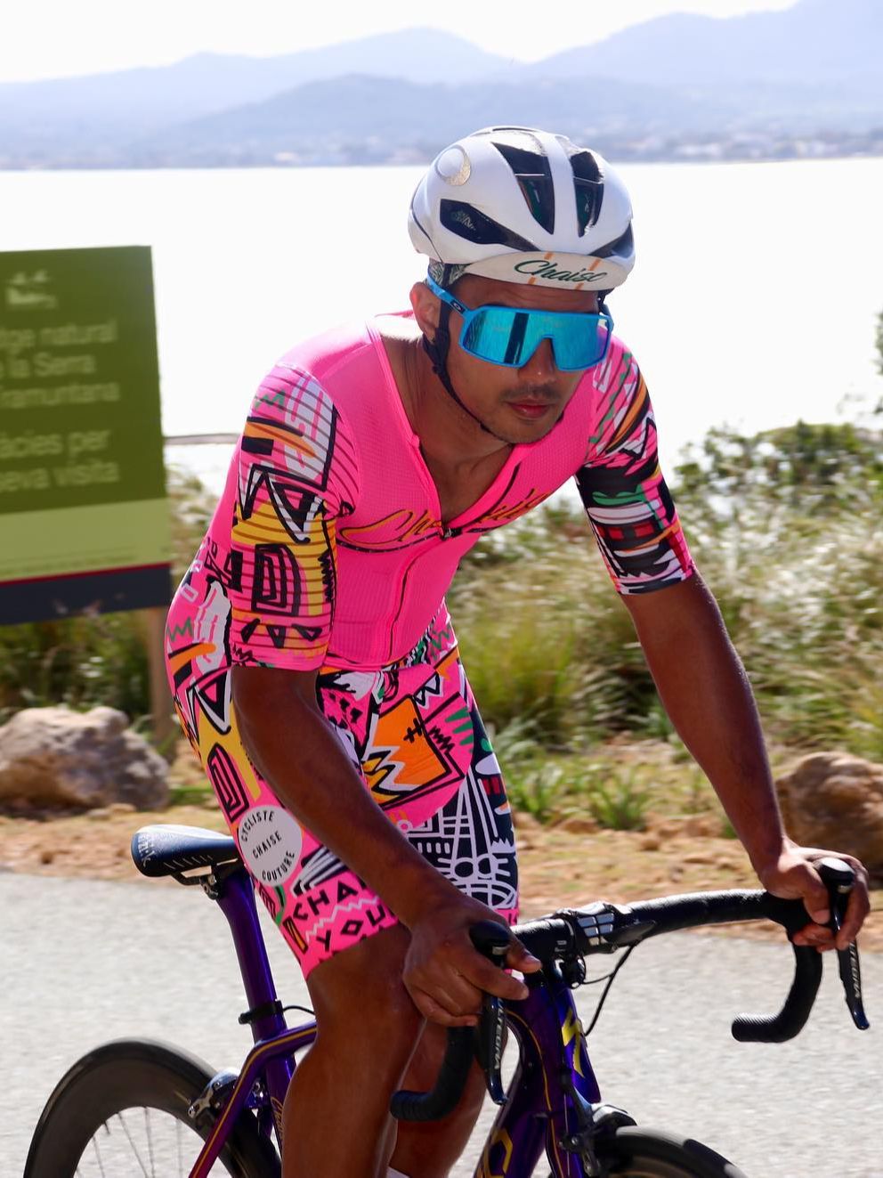 Chaise Cycliste Couture MEN sk - Triathlon Cycling Kit ulasan dan harga