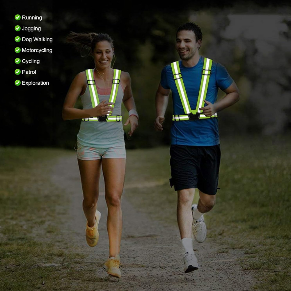 1Pcs Night Running Vest High V - Cycling Gear Vest ulasan dan harga
