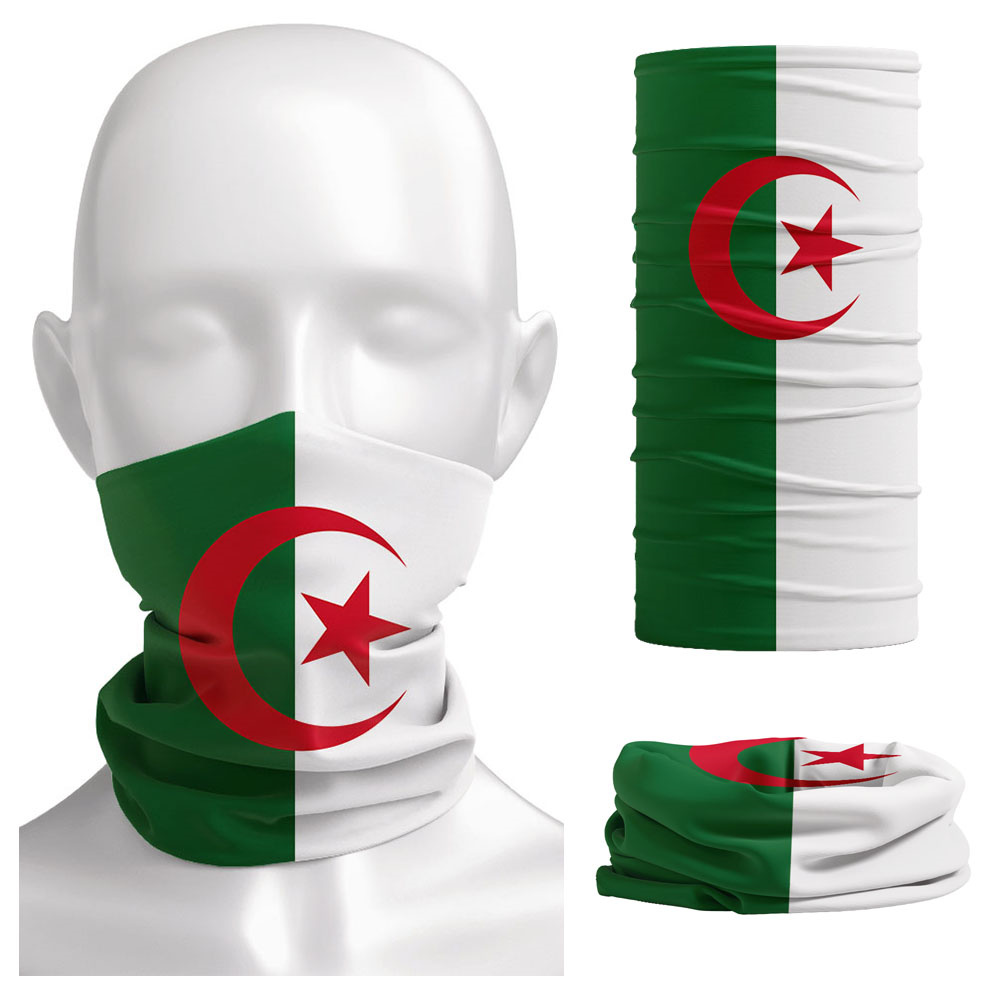 Algeria Flag Printed Bandana H - Gear In Cycling ulasan dan harga