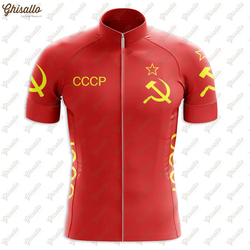 Red Retro Triathlon Team Cycli - Triathlon Cycling Kit ulasan dan harga