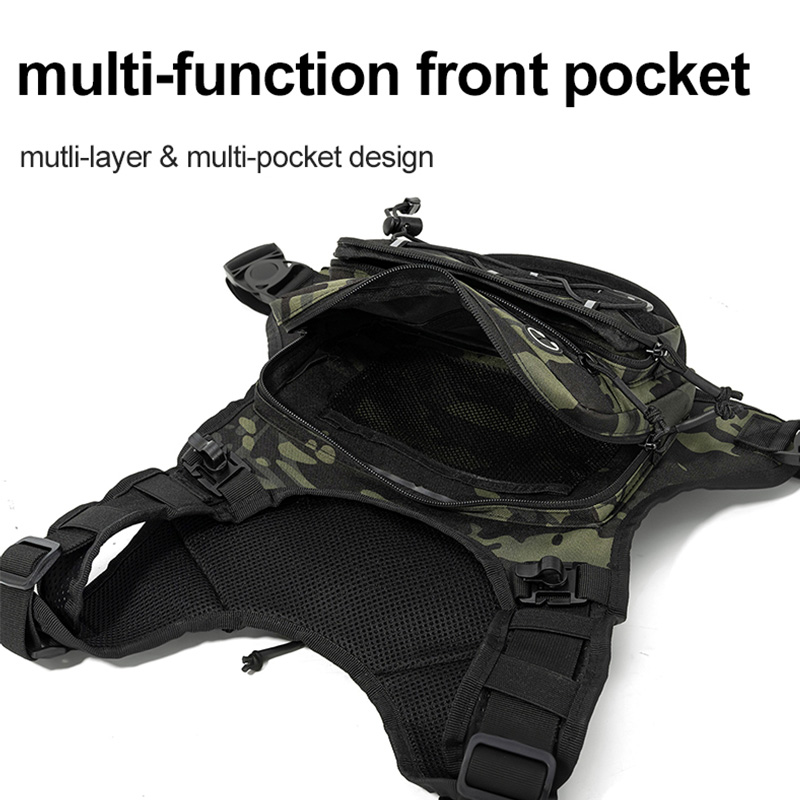 Tactical Bag Front Chest Rig V - Cycling Gear Vest ulasan dan harga