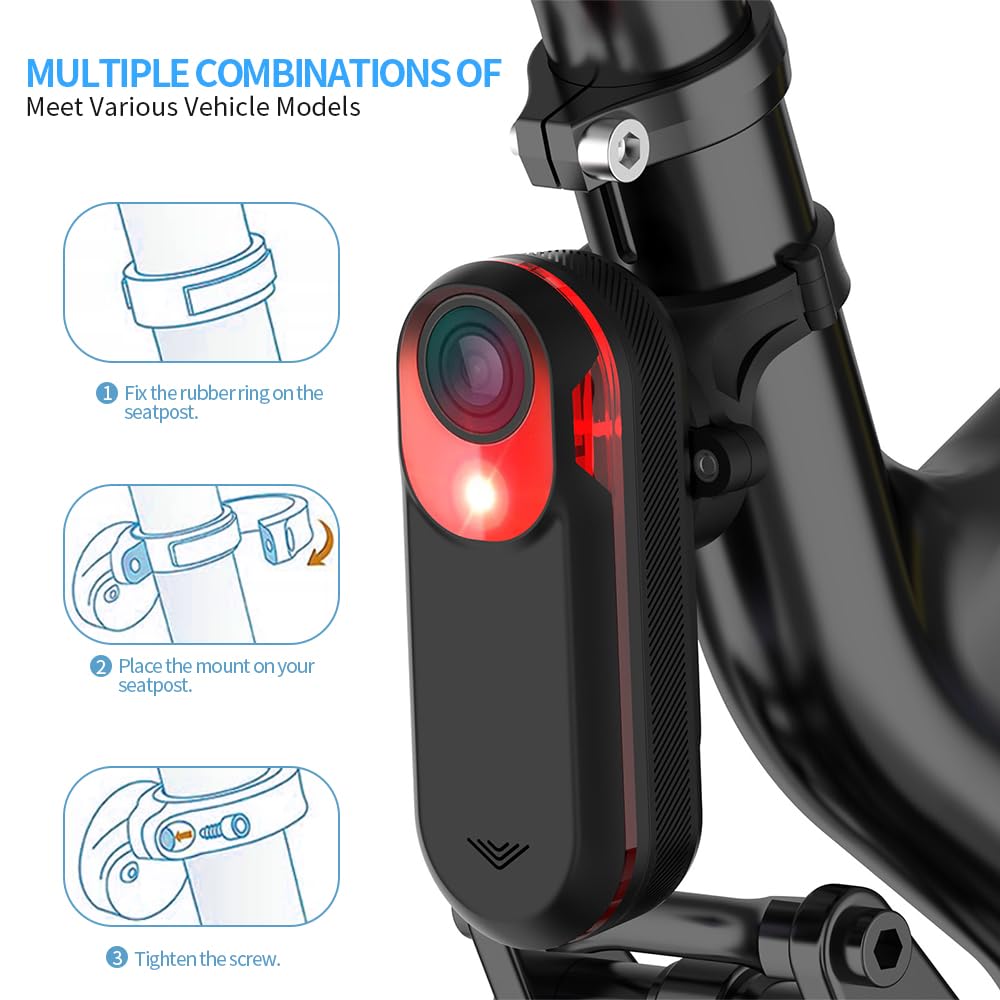 DOMEN Bicycle Saddle Lamp Moun - Cycling Gear Mount ulasan dan harga