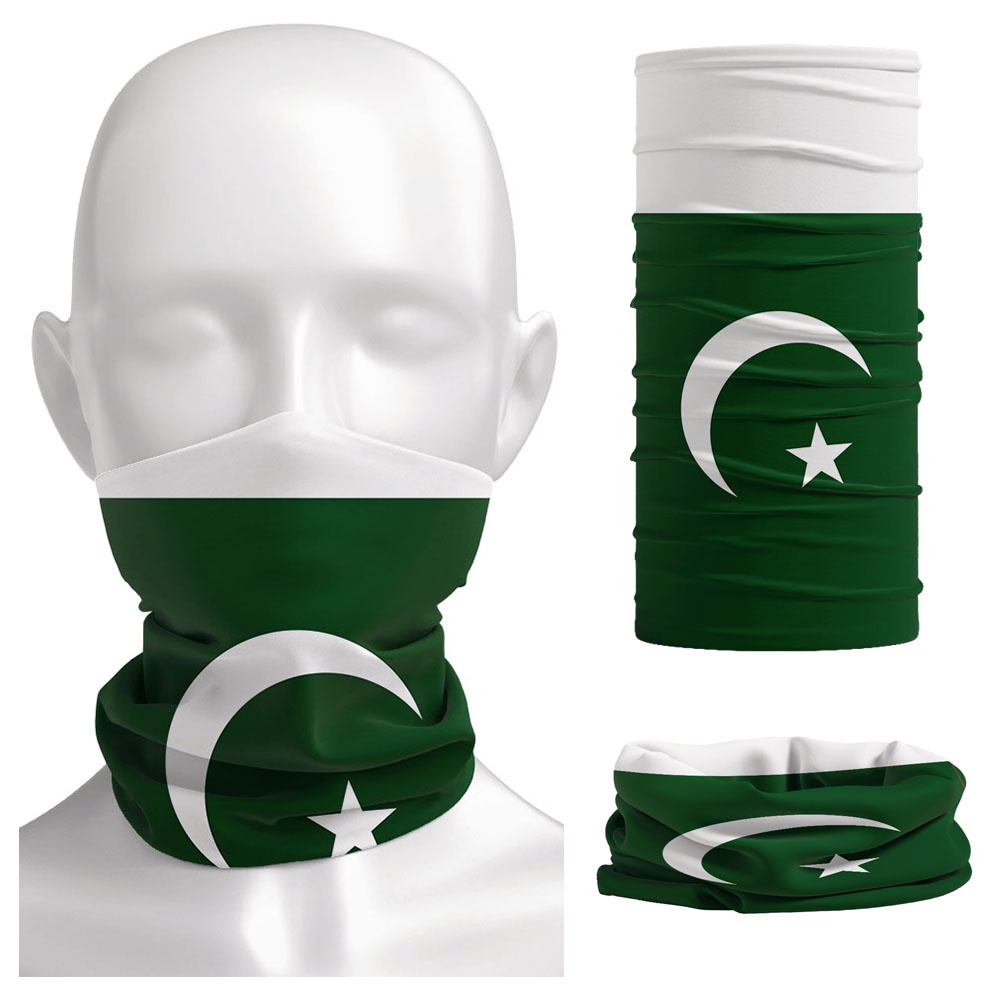 Pakistan Flag Bandana Neck Cov - Cycling Gear Pakistan ulasan dan harga