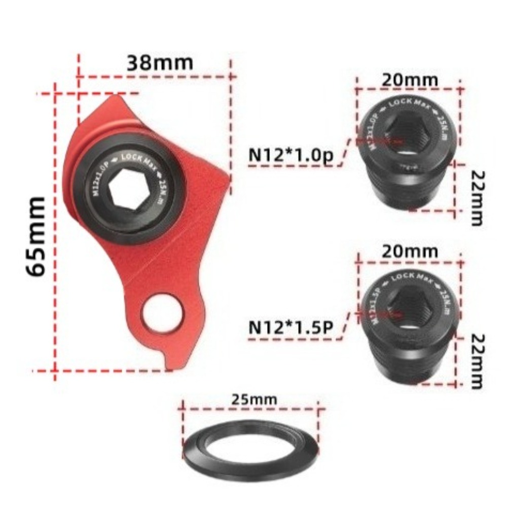1PCS Bicycle Gear Tail Hook Pa - Cycling Gear Hanger ulasan dan harga